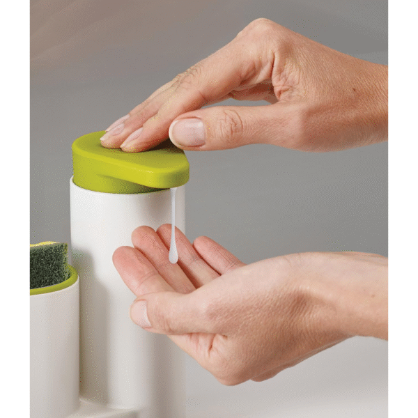 Joseph Joseph SinkBase Plus - White/ Green - Image 3