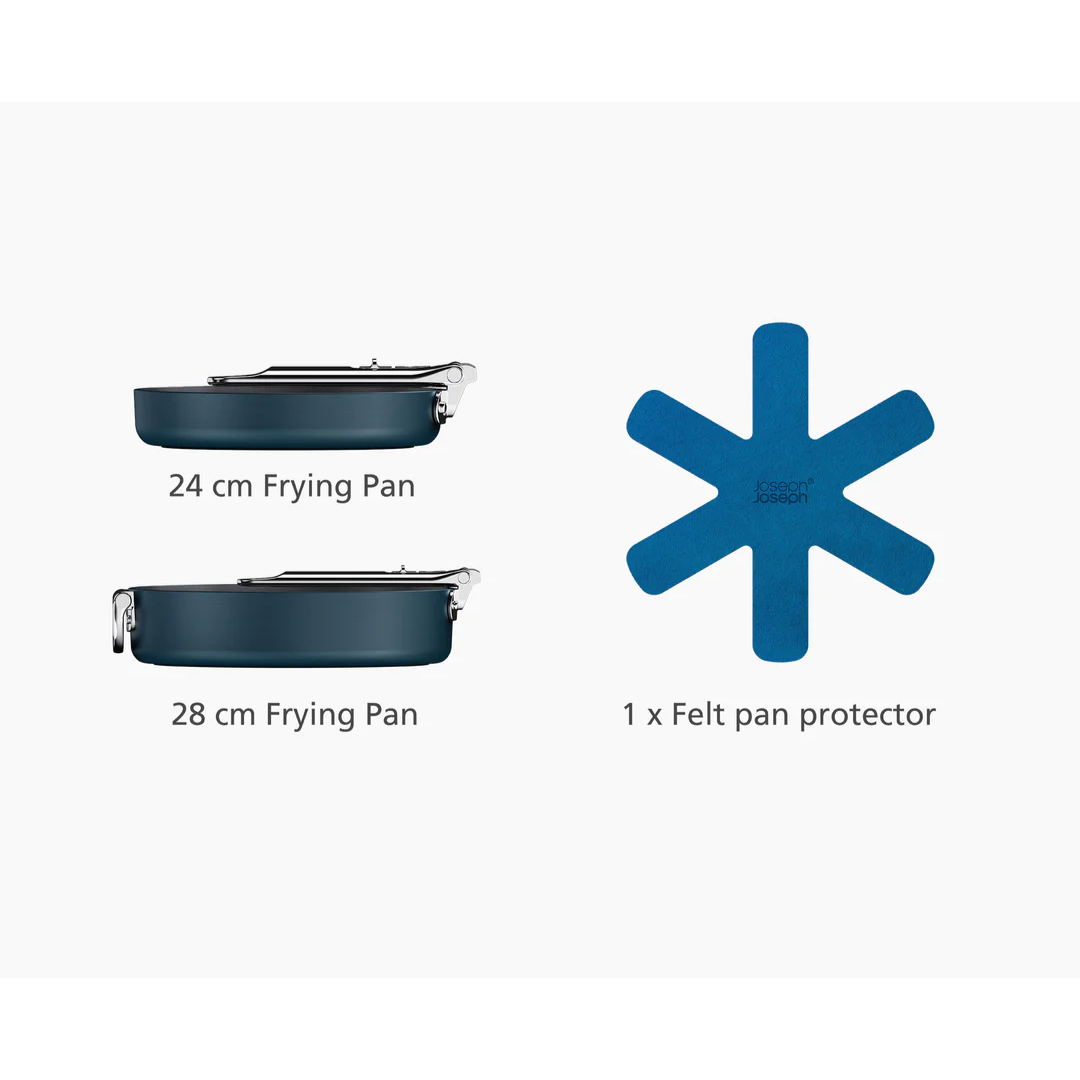 Joseph Joseph Space 2-Piece Non-Stick Frying Pan Set - Image 4