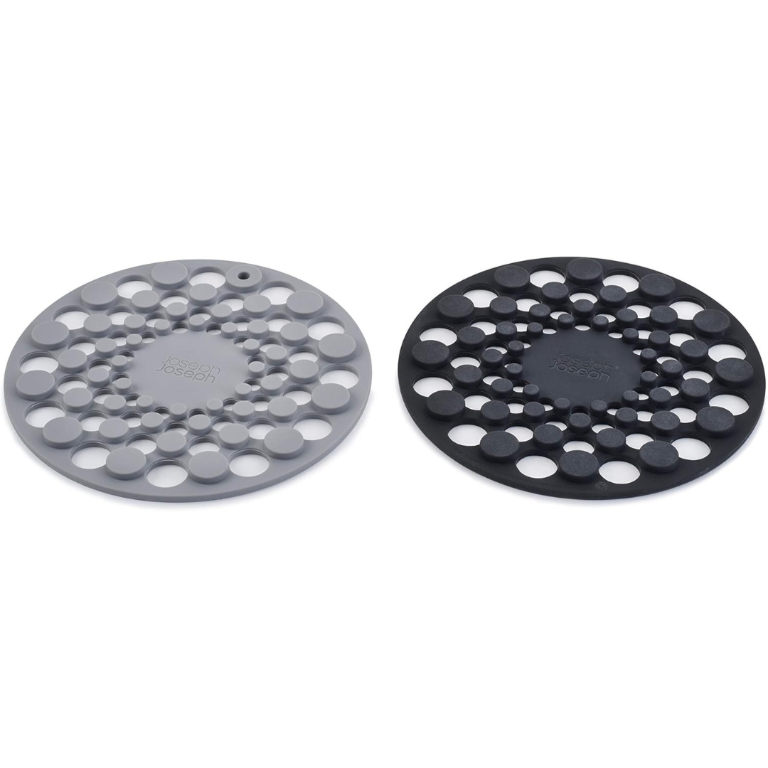Joseph Joseph Spot-On 2-pc Silicone Trivets (Grey)