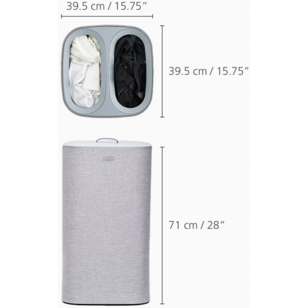 Joseph Joseph Tota 60L Laundry Basket[Grey] - Image 2
