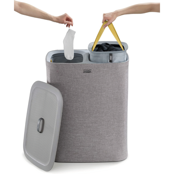 Joseph Joseph Tota 90L Laundry Basket[Grey] - Image 2