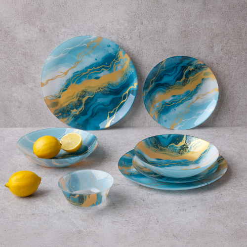 Luminarc Simply Lambro 46-Piece Sodo Glass Dinner Set - Image 2