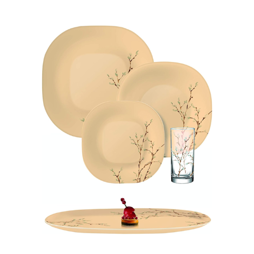 Luminarc Neo Carina Hana Beige 46-Piece Dinner Set - Image 2