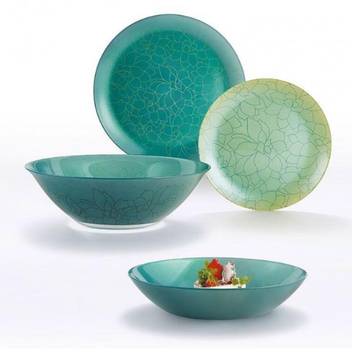 Luminarc Simply Fleurs de Bach 46pc Dinner Set - Image 2