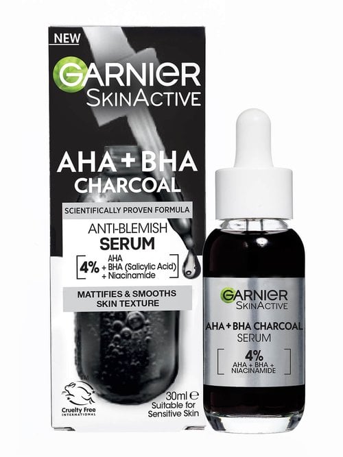 Garnier Pure Active Pure Active AHA BHA Charcoal Serum