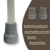 Mobi-Aid Replacement Tips for Crutches 1pc - Image 3