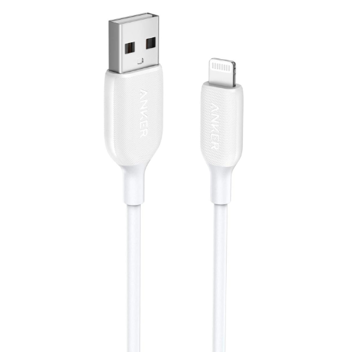 ANKER POWERLINE III USB-A CABLE WITH LIGHTNING CONNECTOR 6FT WHITE ...