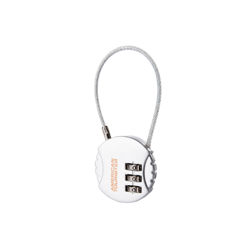 AMERICAN TOURISTER 3-DIAL COMBI CABLE LOCK SILVER 5414847231568