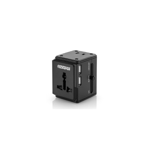 AMERICAN TOURISTER UNIVERSAL TRAVEL ADAPTER 3 USB BLACK 5400520006332