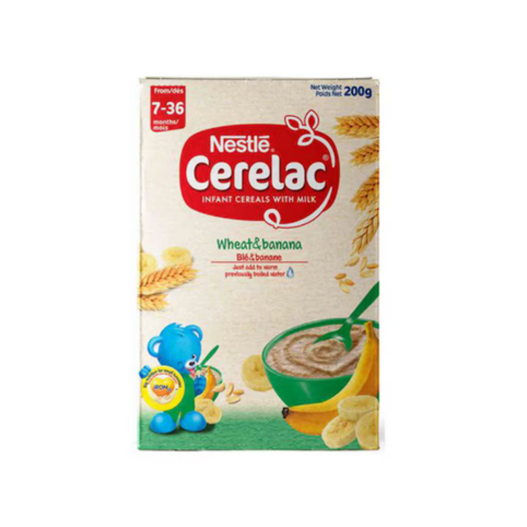 Nestlé Cerelac Wheat And Banana Infant Cereal 200G