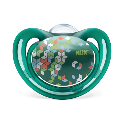 NUK Silicone Soother S2 Genius Color 6-18M Green