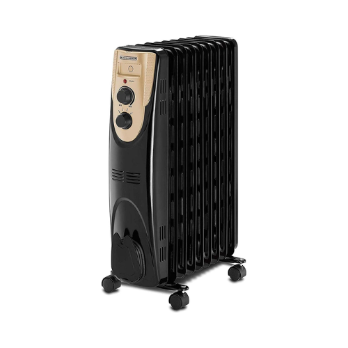 Black+Decker Oil Radiator Heater, 2000W 9 Fin Black - OR090D-B5