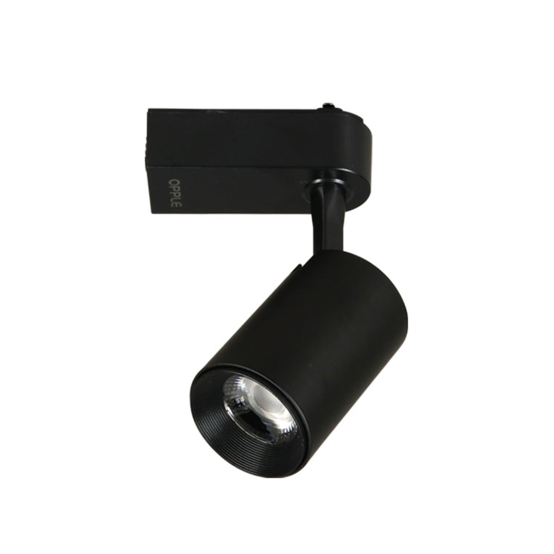 Opple 7W LED Track Spotlight Warm White 3000K Surface Mounted Black Finish