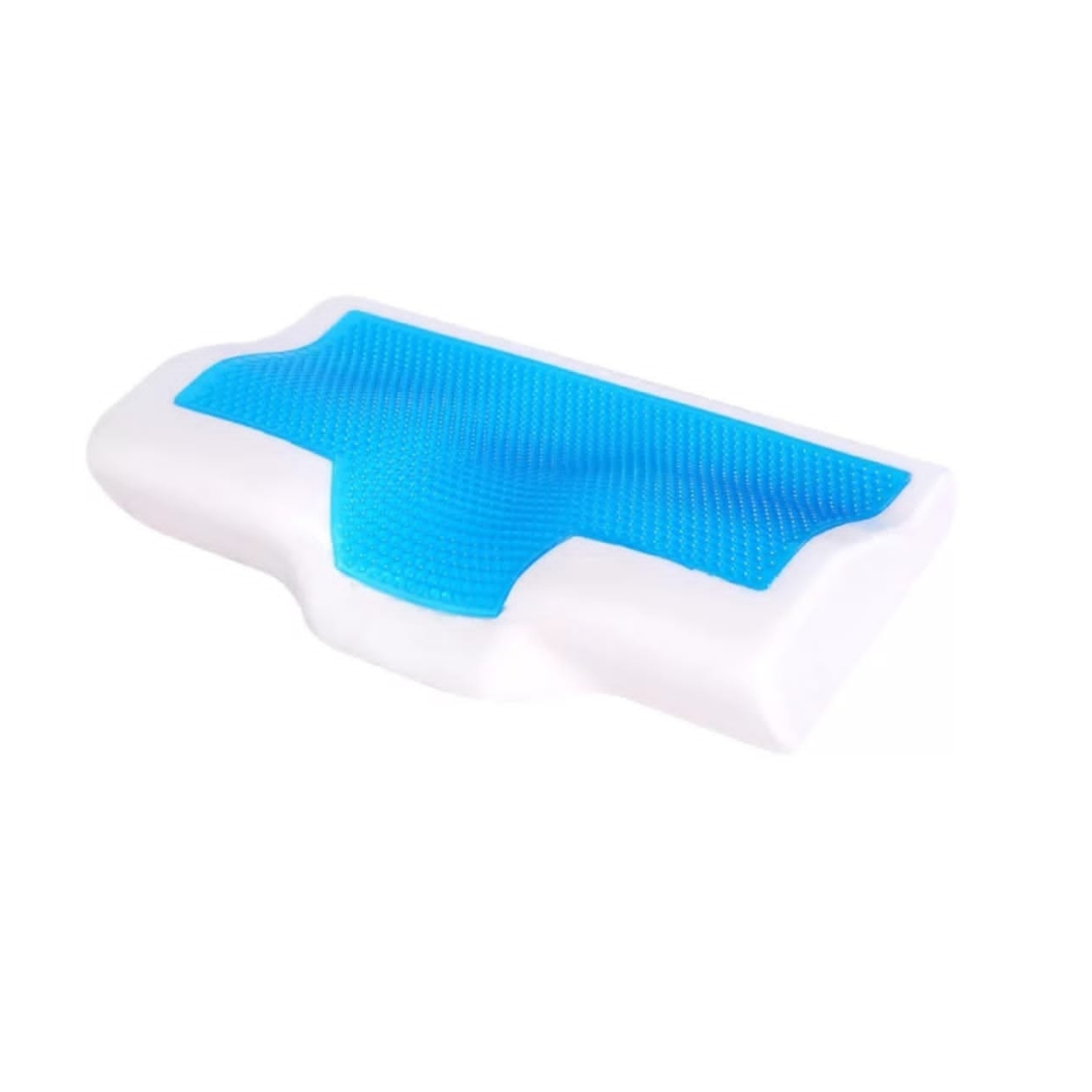 Ortho Aid Ergonomic Cervical Memory Foam Cooling Gel Pillow