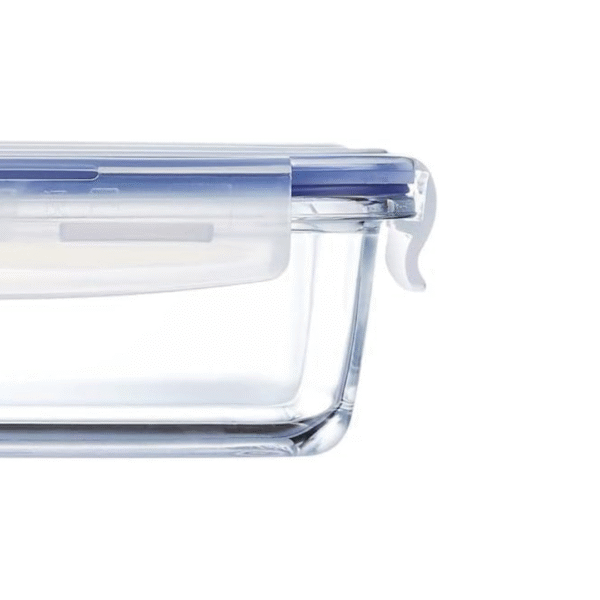 Luminarc Pure Box Active Glass Storage Box with Lid - 76cl Transparent - P3546 - Image 4
