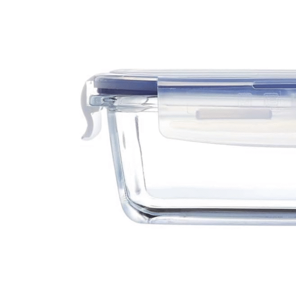 Luminarc Pure Box Active Glass Storage Box with Lid - 76cl Transparent - P3546 - Image 3
