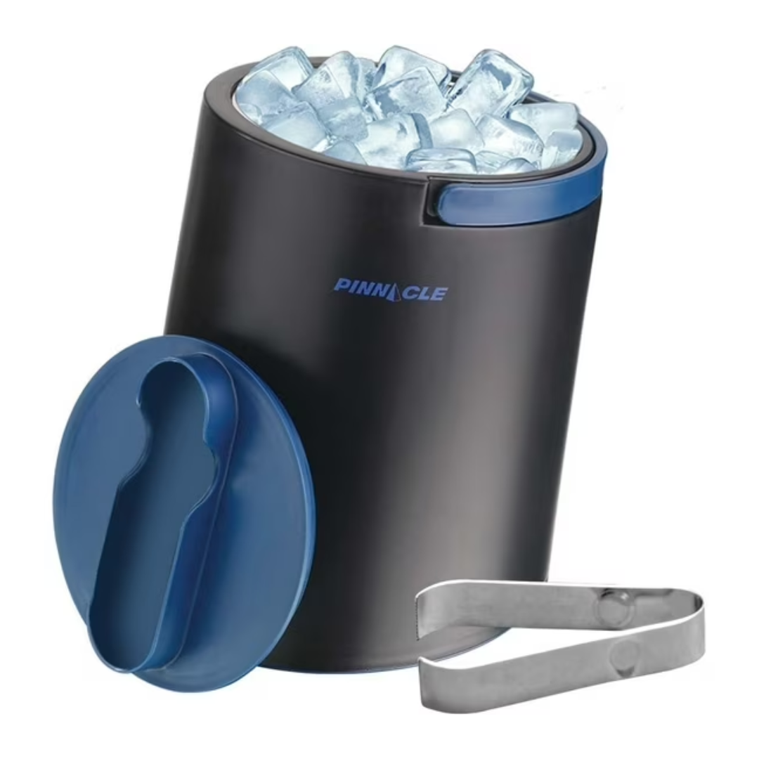 Pinnacle Polar Ice Bucket with Lid & Tong (1.5 L) - Blue Lagoon Color