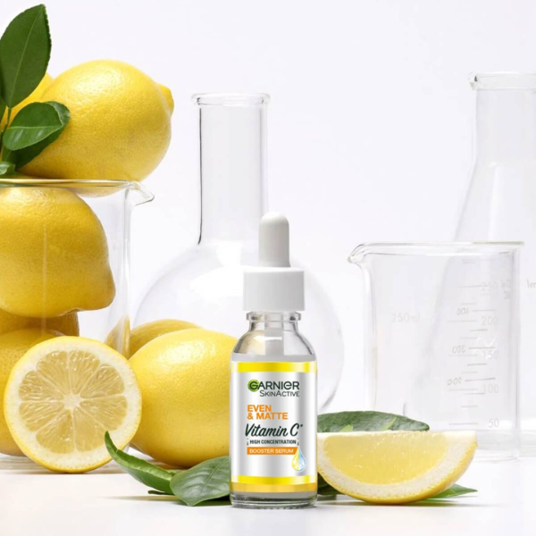 Garnier Even and Matte Vitamin C Booster Serum 30ml - Image 2