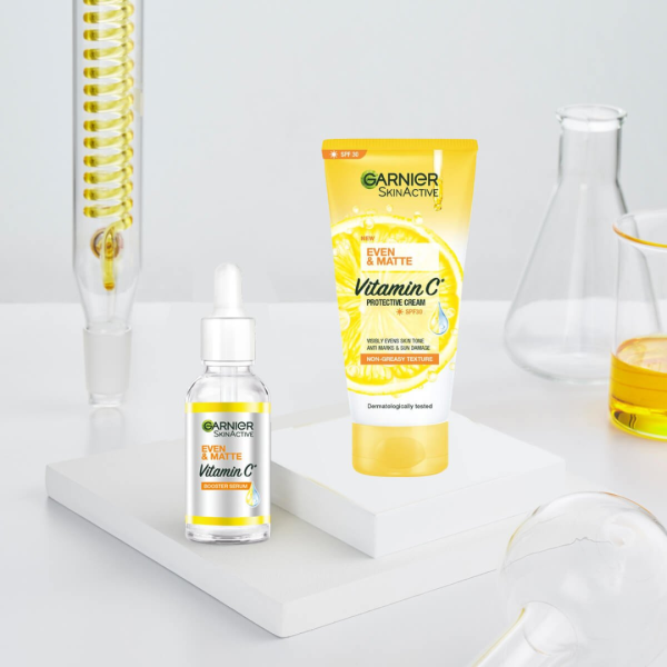 Garnier Even and Matte Vitamin C Booster Serum 30ml - Image 4