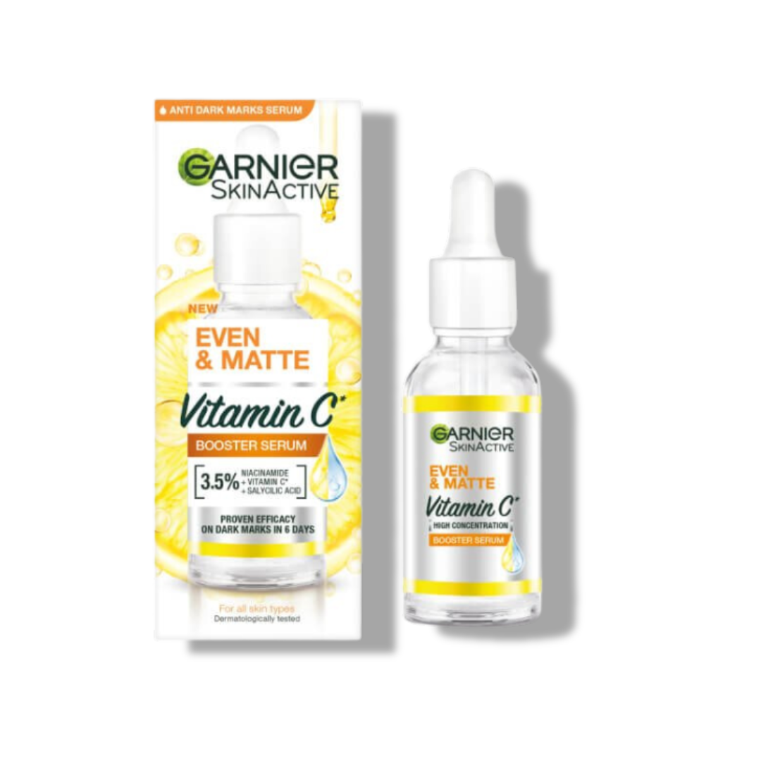 Garnier Even and Matte Vitamin C Booster Serum 30ml