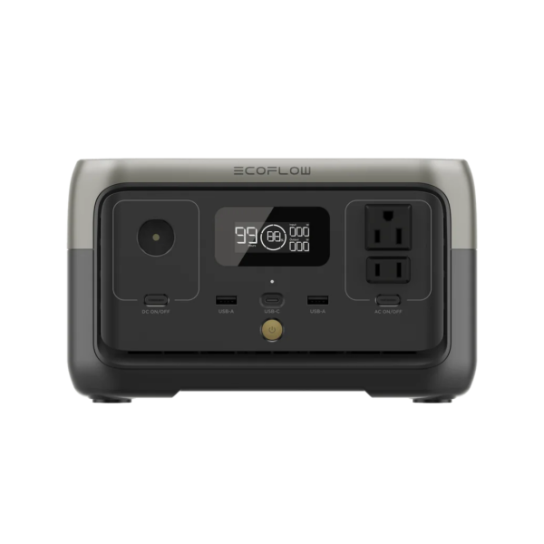 EcoFlow RIVER 2 Portable Power Station  (300W, 256Wh) – ZMR600-B-UK - Image 2