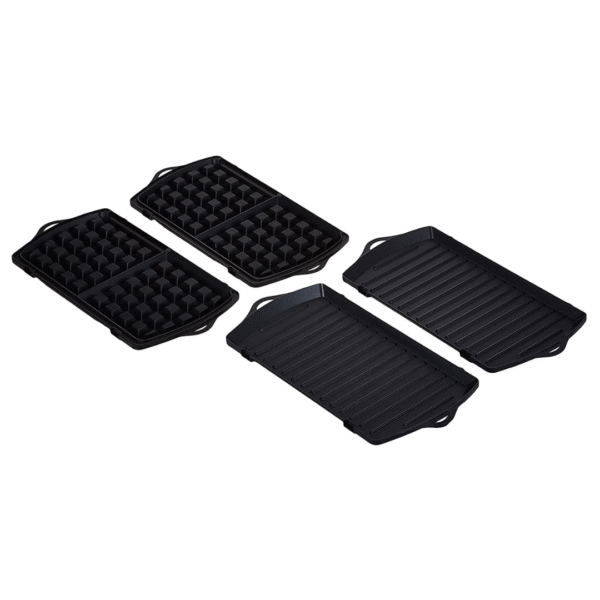 Moulinex Sandwich Maker, 700 watts, 3-in-1 panini, sandwich and waffle maker-SW6125 - Image 4