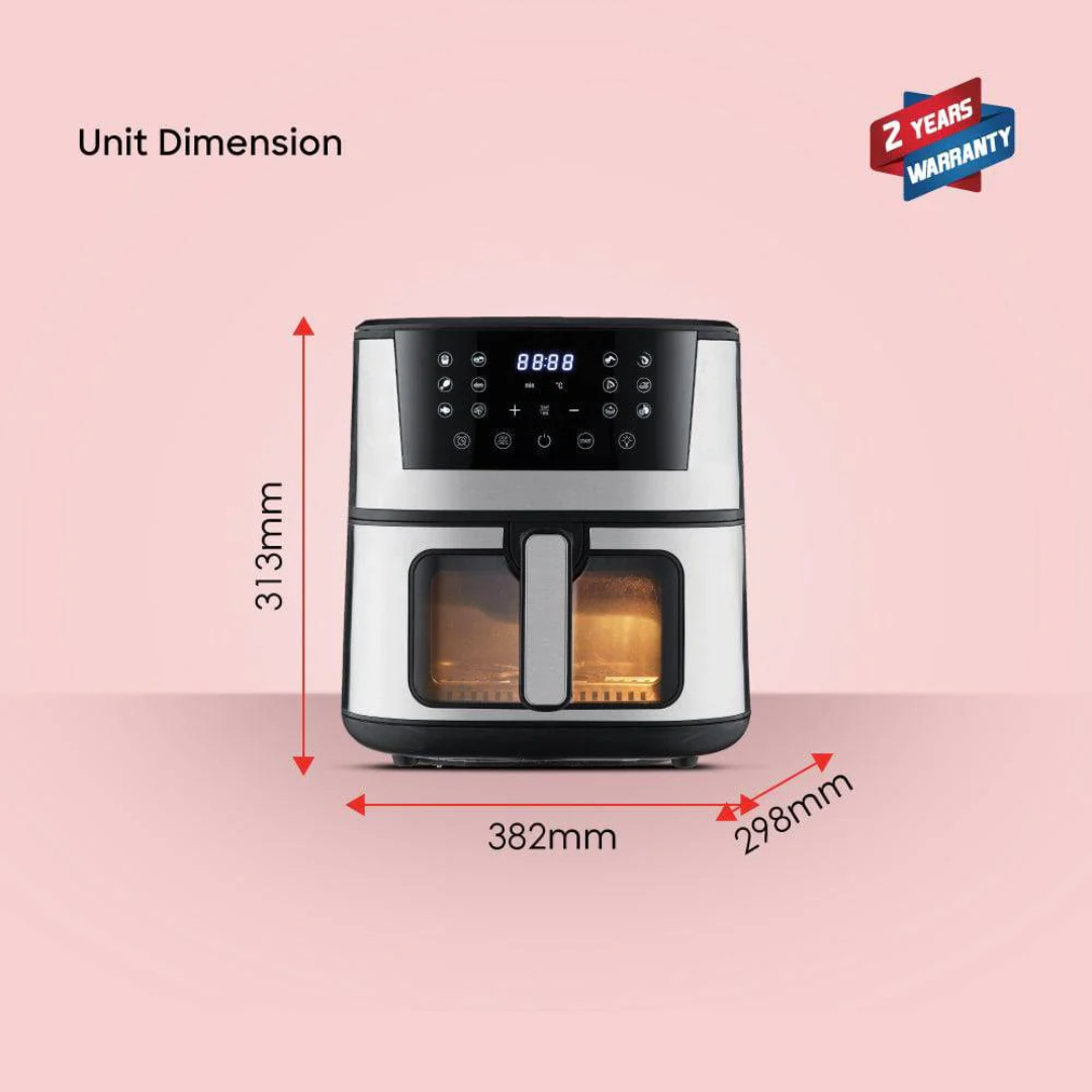 Sanford 7L Digital Air Fryer with 12 Presets and 360° Hot Air Circulation SF2454AF - Image 5