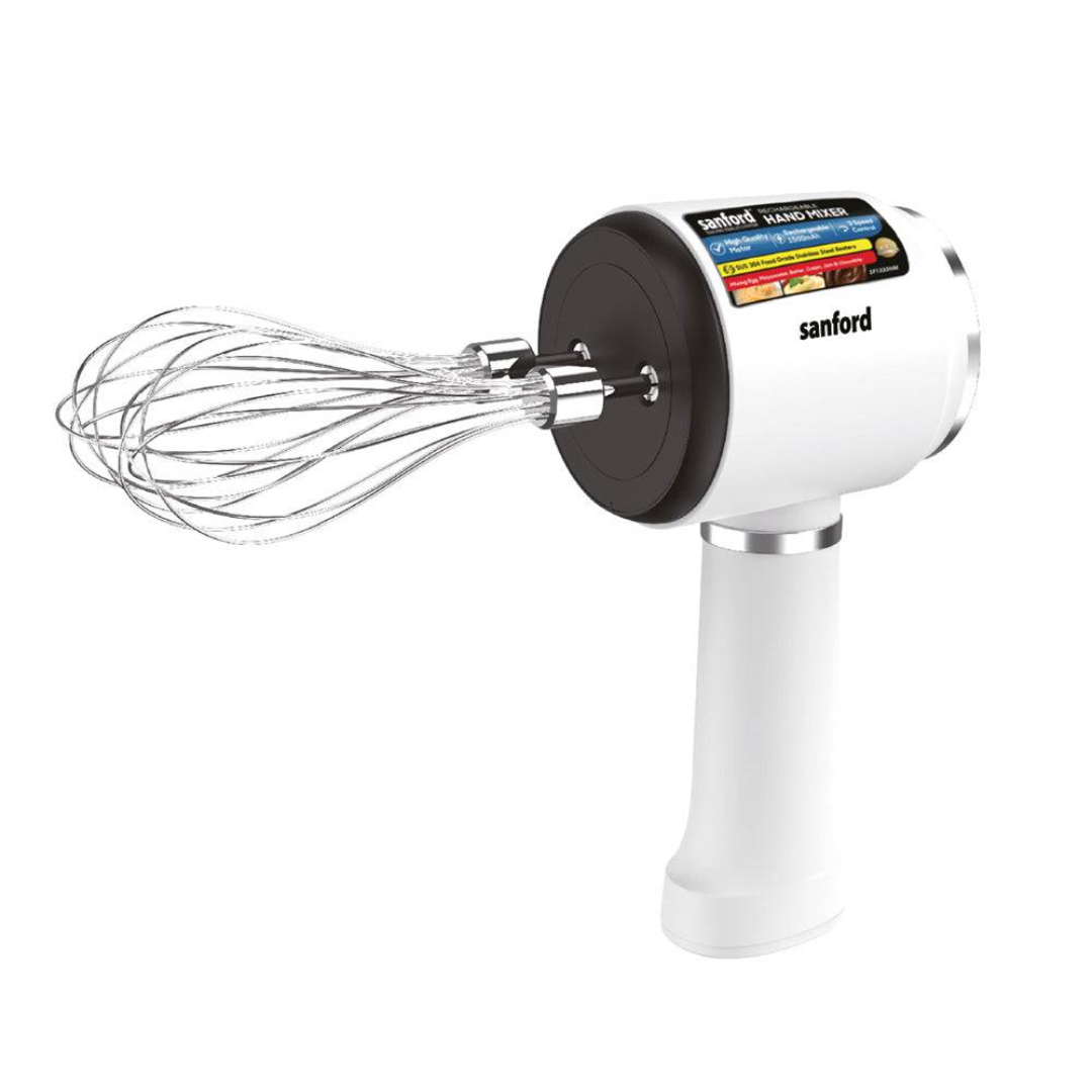 Sanford Rechargeable Hand Mixer with 3-Speed Stainless Steel Beaters SF1333HM