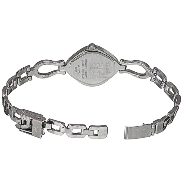Titan Silver Dial Stainless Steel Strap Watch - Image 4