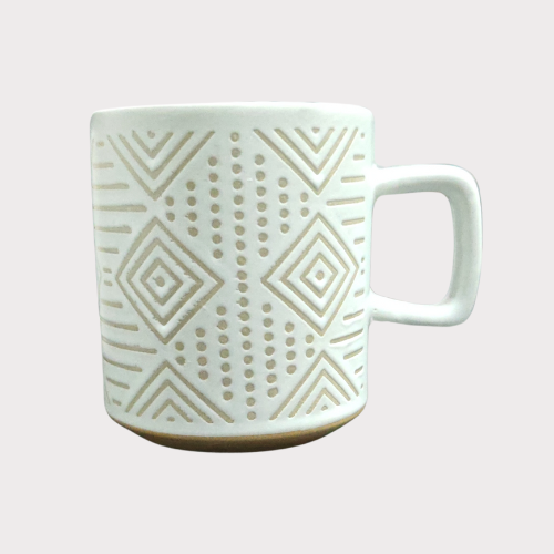 Soul Sips Moon Thread 400ML Ceramic Mugs Set of 6