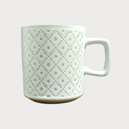Soul Sips Moon Thread 400ML Ceramic Mugs Set of 6