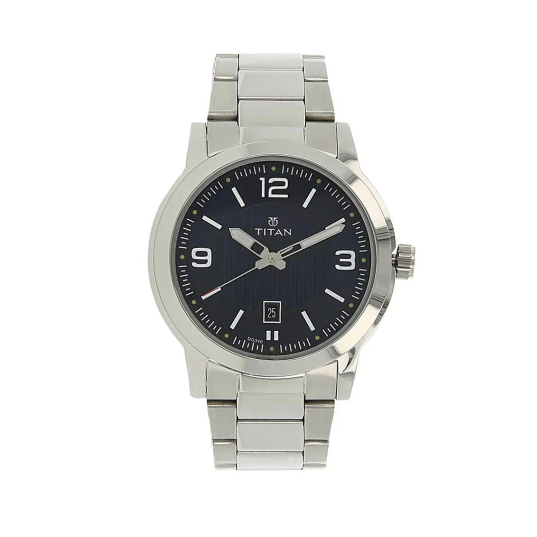 Titan Blue Dial Analog Watch for Men