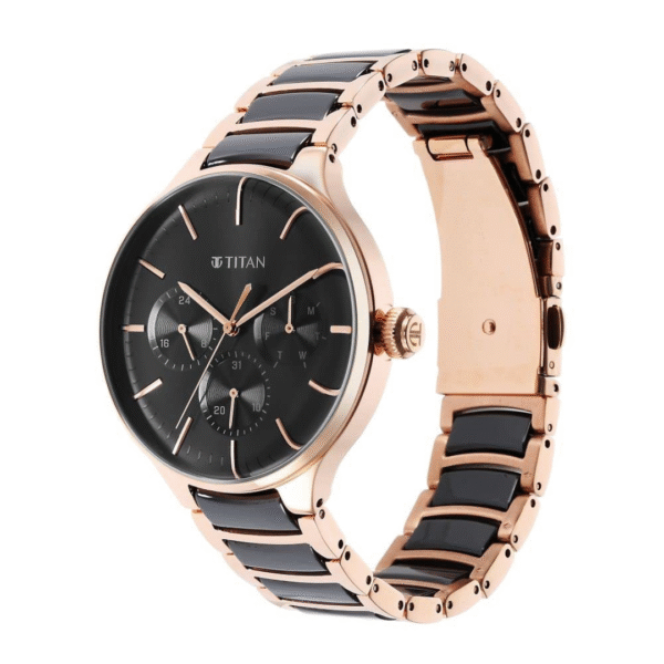 Titan Ceramic Fusion Anthracite Dial Multifunction Watch for Men - Image 2