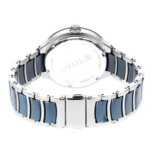Titan Ceramic Fusion Blue Dial Multifunction Watch for Men - Image 4