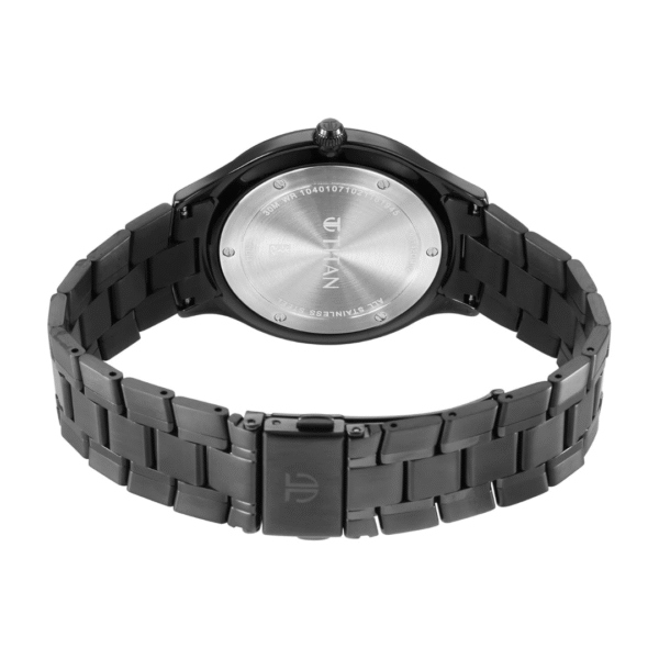 Titan Classique Slimline Anthracite Dial Watch for Men - Image 4