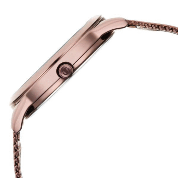 Titan Crescent Brown Dial Stainless Steel Strap Watch for Men - Image 3