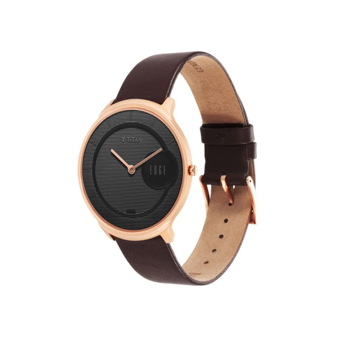 Titan Edge Baseline Black Dial Stainless Steel Strap Watch - Image 3