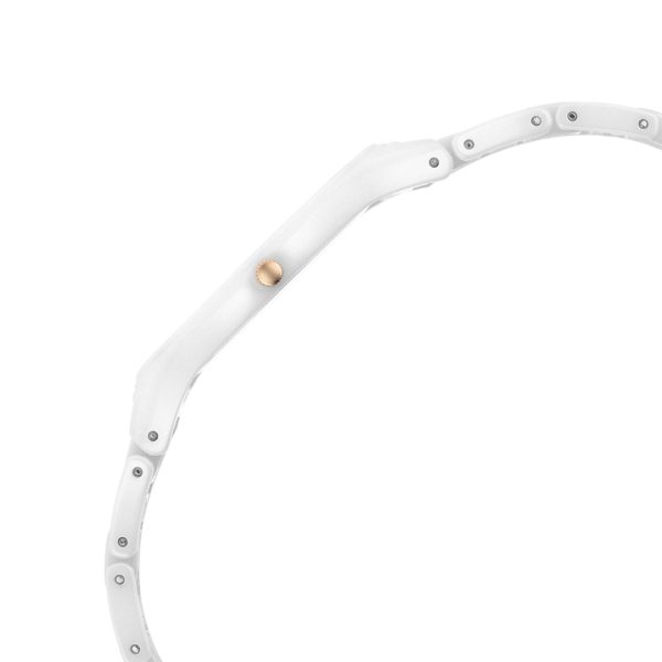 Titan Edge Ceramic White Mother of Pearl Quartz Watch - Image 3