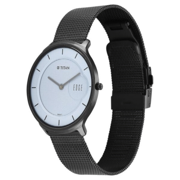 Titan Edge Murals Quartz Analog Grey Dial Stainless Steel Strap Watch For Men - Image 4