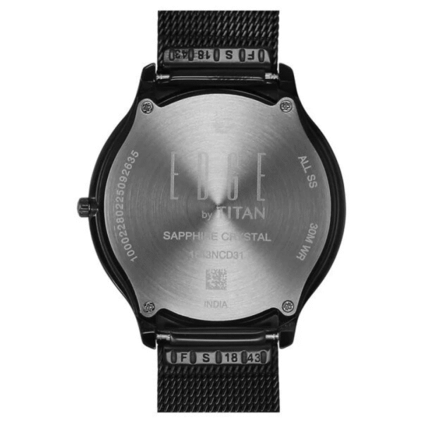 Titan Edge Murals Quartz Analog Grey Dial Stainless Steel Strap Watch For Men - Image 5