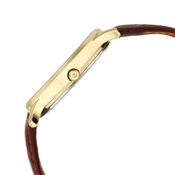 Titan Gold Dial Leather Strap Watch for Men - Image 3