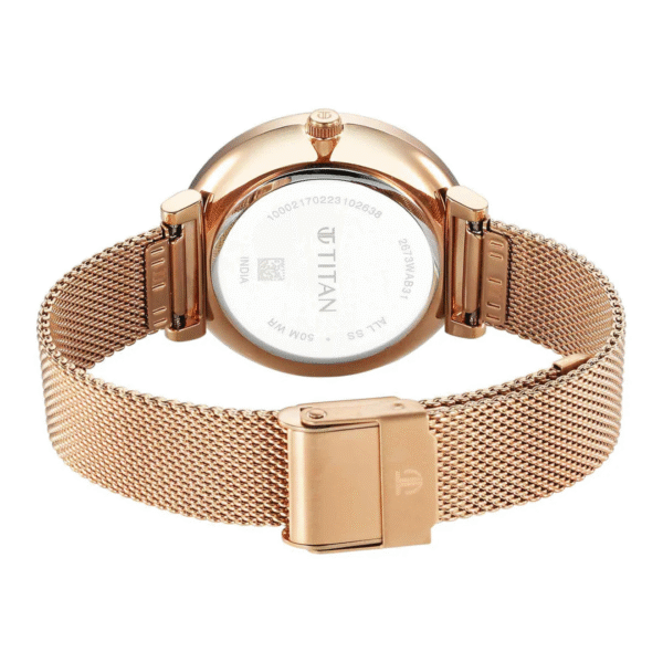 Titan IBD Marhaba Phase 2 Ladies Green Dial Stainless Steel Watch - Image 4