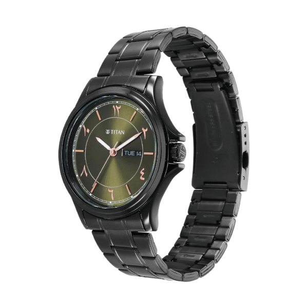 Titan IBD Marhaba Silver White Dial Stainless Steel Analog Watch for Men - Image 2