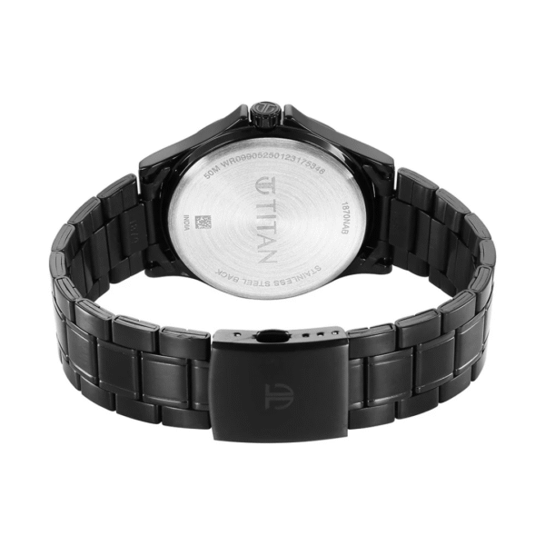 Titan IBD Marhaba Silver White Dial Stainless Steel Analog Watch for Men - Image 4