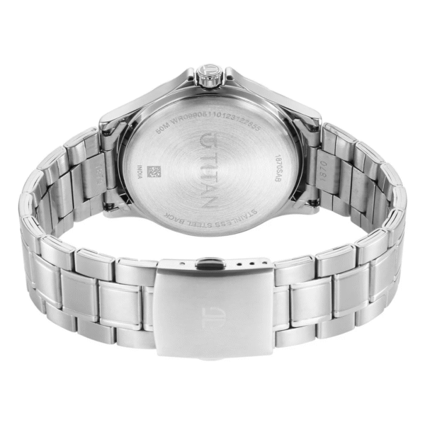 Titan IBD Urbane Ph2 Beige Dial Metal Strap Watch for Men - Image 4