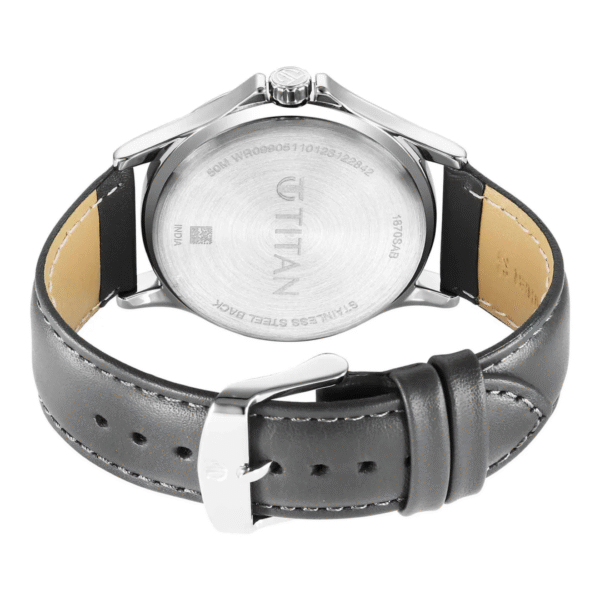 Titan IBD Urbane Ph2 Brown Dial Leather Strap Analog Watch for Men - Image 4