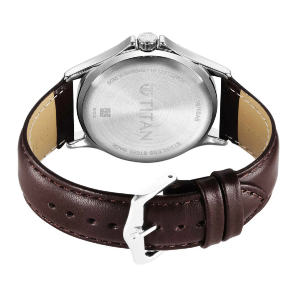 Titan IBD Urbane Ph2 Green Dial Leather Strap Analog Watch for Men - Image 4