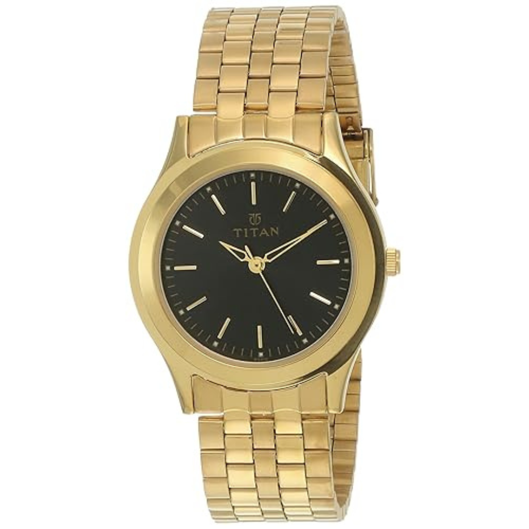 Titan Karishma Black Dial Analog Watch for Men