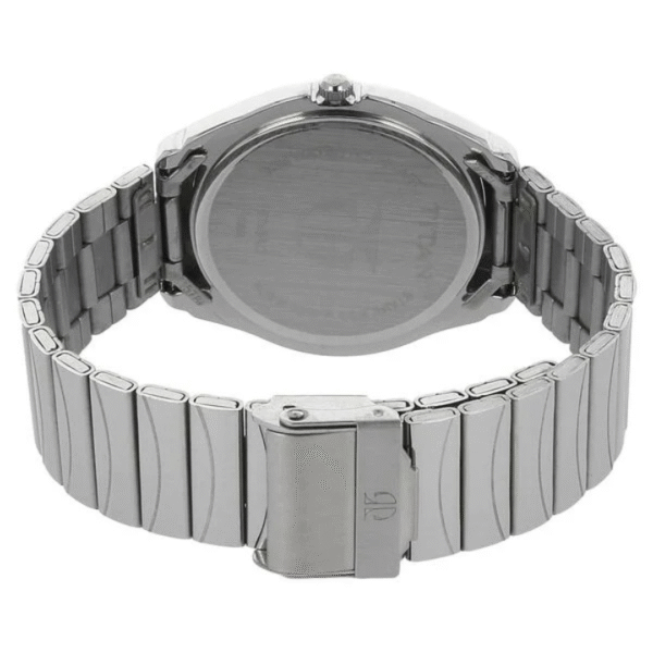 Titan Karishma Black Dial Stainless Steel Strap Watch for Men - Image 4