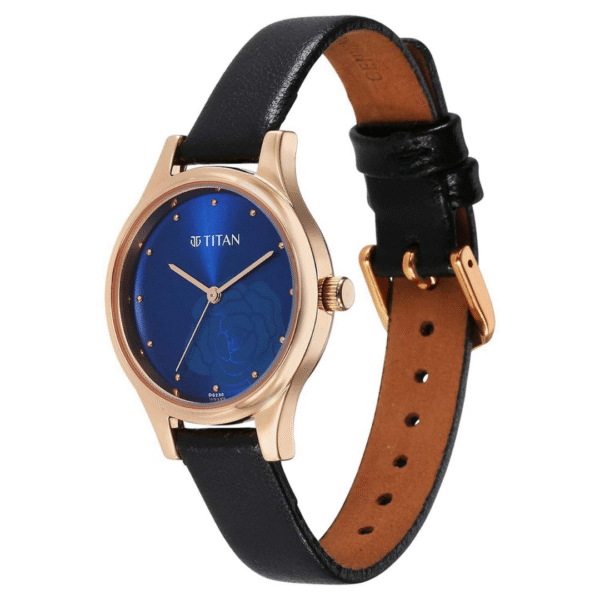 Titan Karishma Fashion Phase 2 Ladies Leather Strap Watch - Image 2